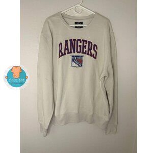 New York Rangers Shirt Sweatshirt Retro white retro y2k